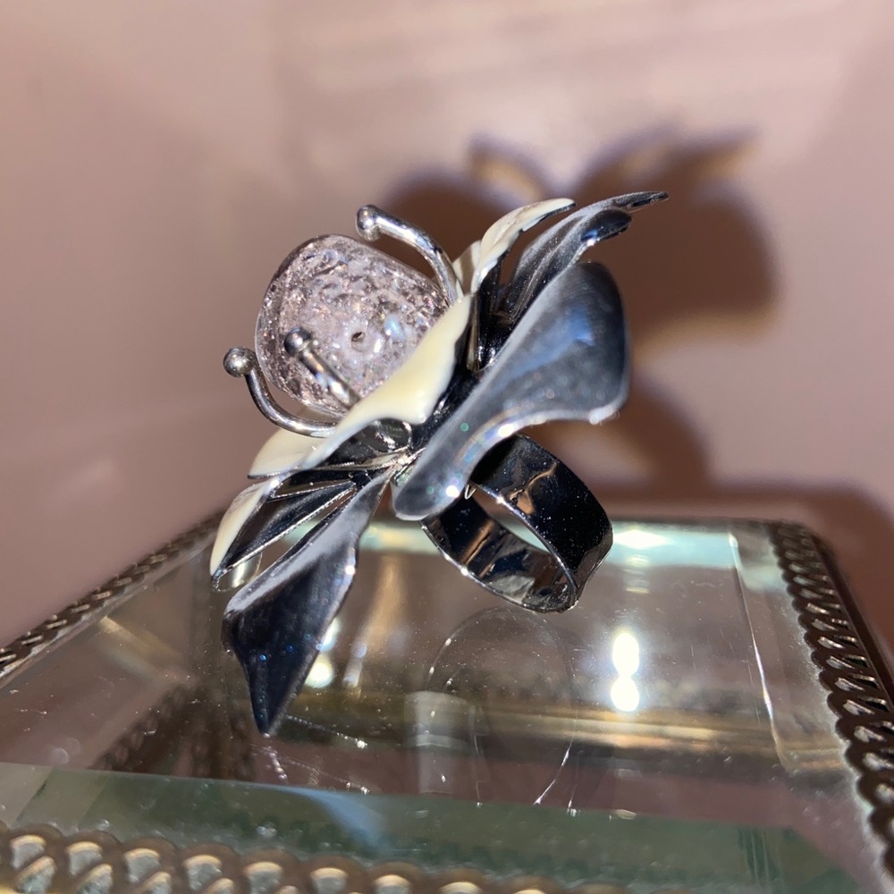 Multi Color Rose Flower Ring